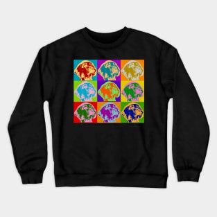 German Shorthaired Pointer Pop Art Style Colorful Design Dog Lovers Gift Crewneck Sweatshirt